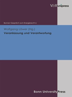 cover image of Veranlassung und Verantwortung